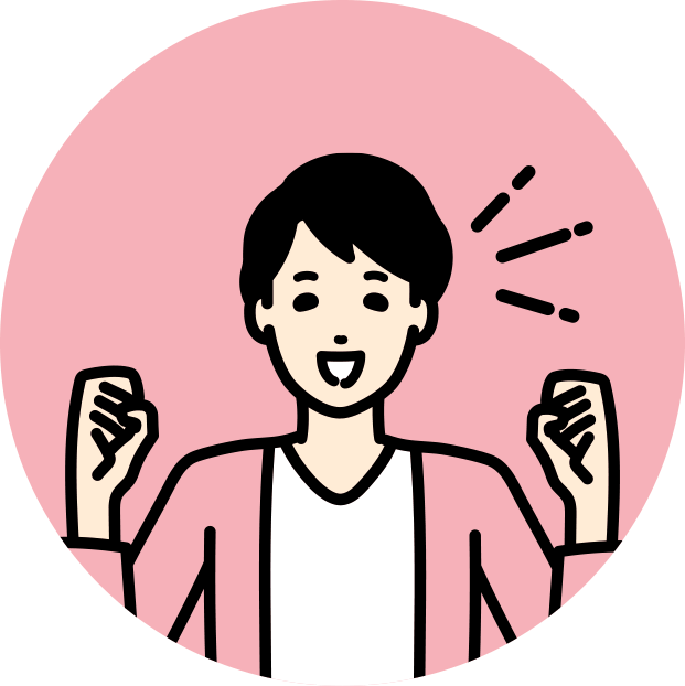 保険金で費用の負担を抑えられて喜んでいる画像